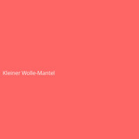 Kleiner Wolle-Mantel