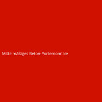 Mittelmäßiges Beton-Portemonnaie